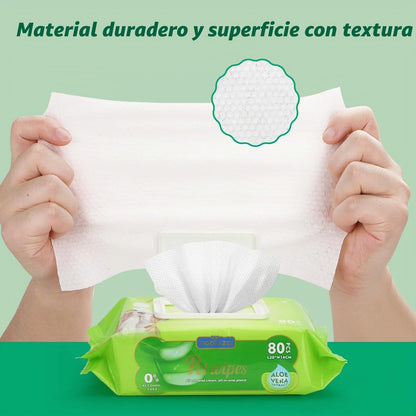 Toallitas gruesas con superficie texturizada