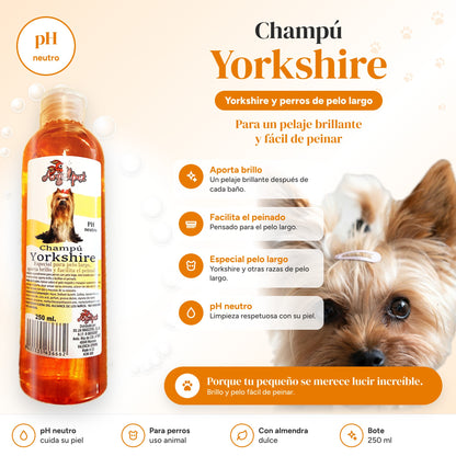 Ventajas del champú para yorkshire y perros de pelo largo