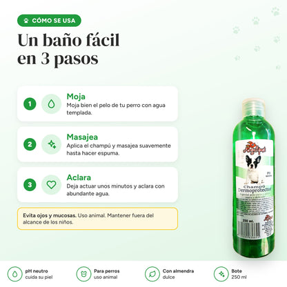 Cómo se usa el champú en 3 pasos