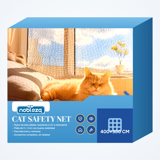 Red de protección para gatos Nobleza 4 × 3 m